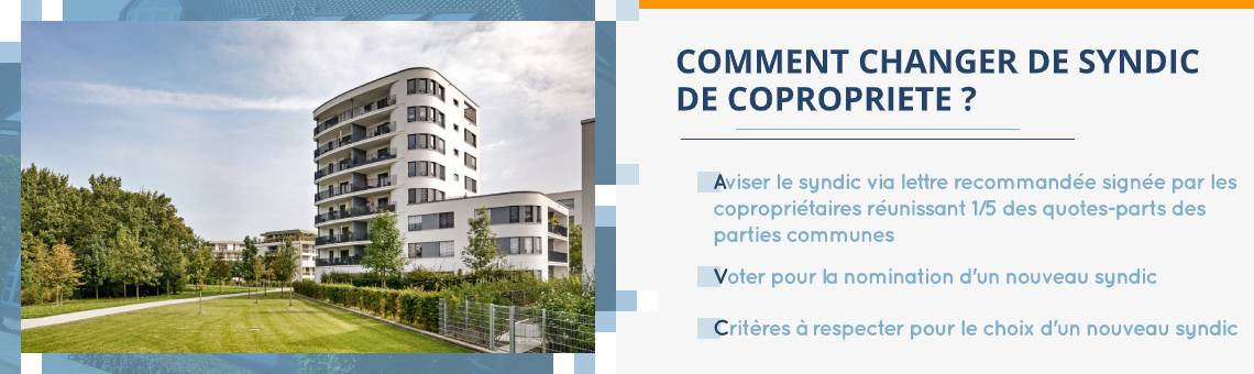 Bannière changement syndic de copropriété