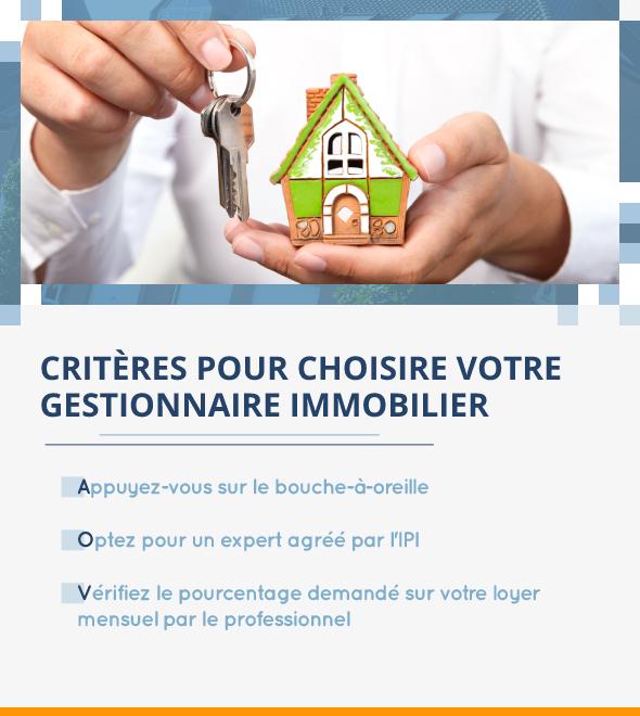 Choisir un gestionnaire immobilier